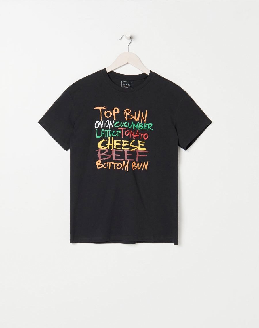 T-shirt with slogan