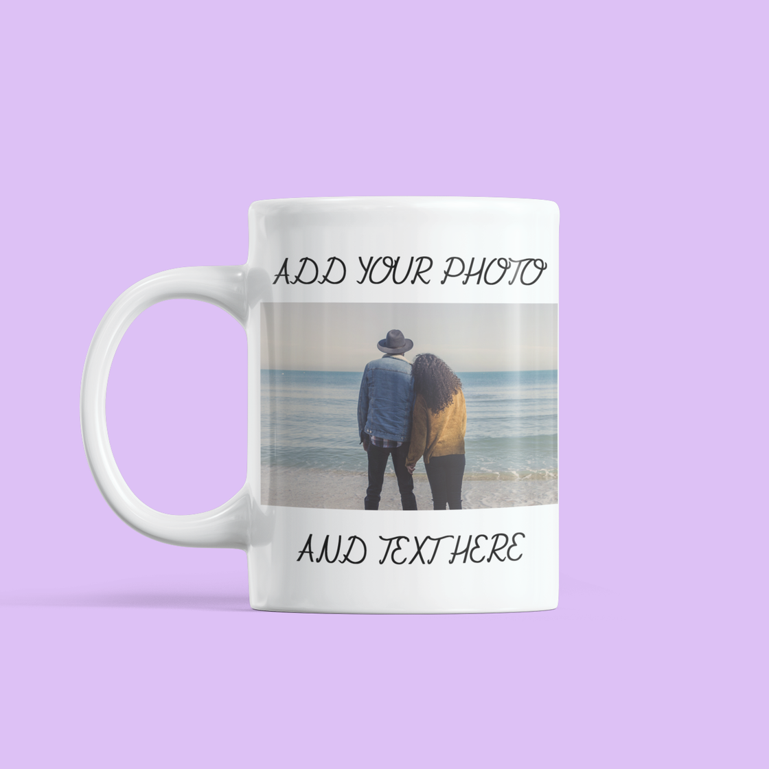 Custom Mugs with Picture Text Personalized Coffee Mug
